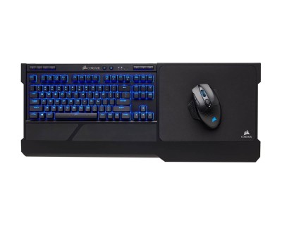 Corsair Gaming K63 Lapboard, trådlös tangentbordsdocka med handledsstöd, utbytbar musmatta i tyg#2