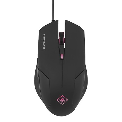Paket: Deltaco GAMING Kit, 4-i-1, tangentbord+mus+musmatta+headset - Svart/röd#3
