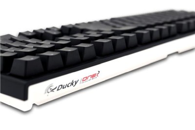 Ducky One 2 Backlit, Cherry MX Red, White LED, USB-C, nordiskt - Vit/Svart#2