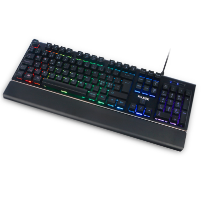 Fourze GK100, Semi mechanical, USB, RGB - Svart#2