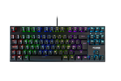 Fourze GK140, mechanical, TKL, USB, RGB - Svart#2