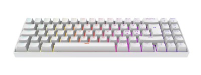 Havit GAMENOTE KB496L RGB Mekaniskt, Outemu Brown, 65%, USB/Bluetooth, nordiskt - Vit#1