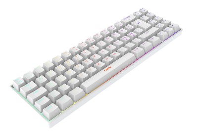 Havit GAMENOTE KB496L RGB Mekaniskt, Outemu Brown, 65%, USB/Bluetooth, nordiskt - Vit#2