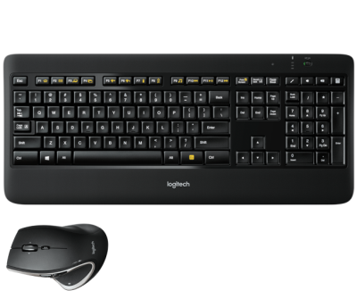 Logitech MX800 Wireless Performance Combo, Illuminated, USB, nordiskt