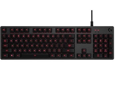 Logitech G413, röd bakgrundsbelysning, nordiskt - Svart#2