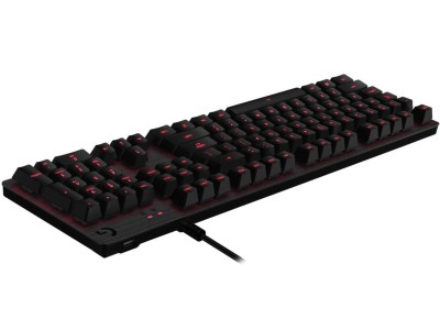 Logitech G413, röd bakgrundsbelysning, nordiskt - Svart#3