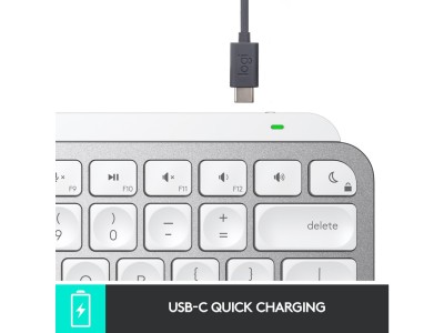 Logitech MX Keys Mini for Mac, USB/Bluetooth, automatisk bakgrundsbelysning, Mac/iOS, nordiskt#6