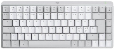 Logitech MX Mechanical Mini för Mac, TKL 80%, mekaniskt, nordiskt, bakbelyst, Bluetooth - Grå/Vit#1