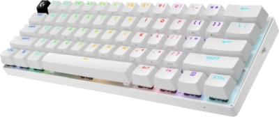 Logitech G Pro X 60 Lightspeed, TKL 60%, optiskt Tactile, LightSync RGB - Vit#1