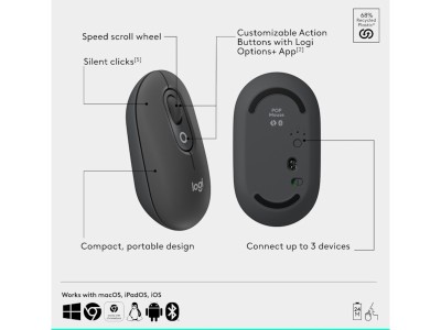 Logitech POP Icon Combo - Grafitgrå/Grön#6
