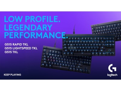 Logitech G515 TKL Wired Gaming Keyboard, Rapid Trigger, RGB, nordiskt - Svart#3