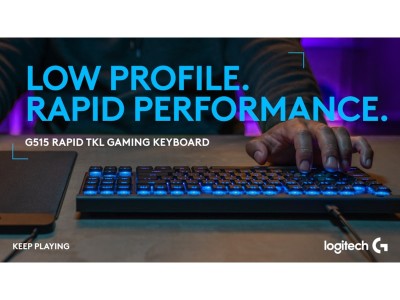 Logitech G515 TKL Wired Gaming Keyboard, Rapid Trigger, RGB, nordiskt - Svart#4