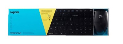 RAPOO Tangentbord/Mus Set 9300M Multi-Mode, RF/Bluetooth - Svart#2