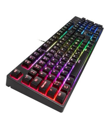 Xtrfy K3 RGB Gaming Keyboard, Mem-chanical switchar, RGB LED, USB, nordiskt - Svart