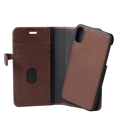 Plånboksfodral BUFFALO iPhone XR med plats för kreditkort, magnetlås - Brun#3