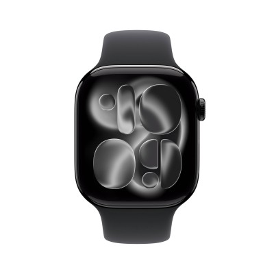 Apple Watch Series 11&nbsp;GPS + Cellular 46mm&nbsp;Gagatsvart Aluminiumboett med Svart Sportband - S/M#2