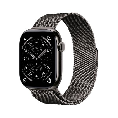 Apple Watch Series 11&nbsp;GPS + Cellular 46mm&nbsp;Skiffer Titanboett med Slate Milanese Loop - M/L#1