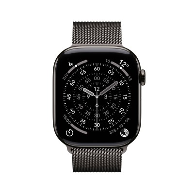 Apple Watch Series 11&nbsp;GPS + Cellular 46mm&nbsp;Skiffer Titanboett med Slate Milanese Loop - M/L#2
