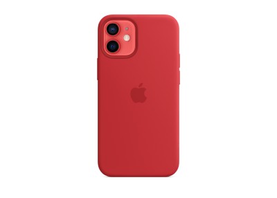 Apple silikonskal med MagSafe till iPhone 12 mini - (PRODUCT)RED#1