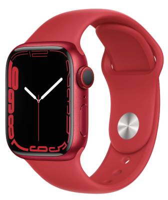 Apple Watch Series 7 GPS + Cellular 41mm Aluminiumboett med Sportband - (PRODUCT)RED#1