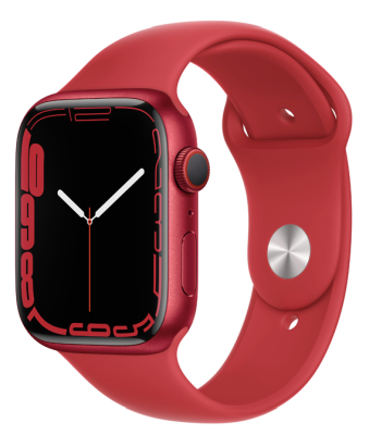 Apple Watch Series 7 GPS + Cellular 45mm Aluminiumboett med Sportband - (PRODUCT)RED#1