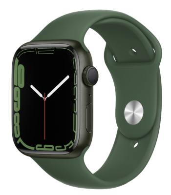 Apple Watch Series 7 GPS 45mm Aluminiumboett med Sportband - Grön#1