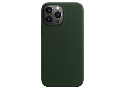 Apple Läderskal med MagSafe till iPhone 13 Pro Max - Sequoiagrön