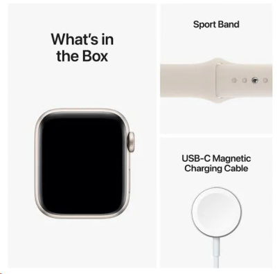 Apple Watch SE GPS + Cellular, 40mm Stjärnglans Aluminiumboett med Stjärnglans Sportband#2