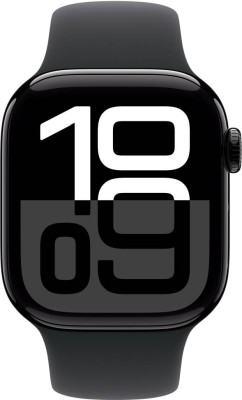 Apple Watch Series 10 GPS 42mm Gagatsvart Aluminiumboett med Svart Sport Band - S/M#2