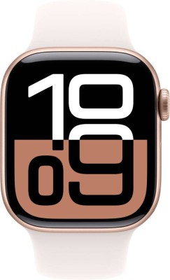 Apple Watch Series 10 GPS 42mm Roséguld Aluminiumboett med Light Blush Sport Band - S/M#2