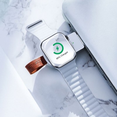 Baseus Dotter laddare för Apple Watch - Vit