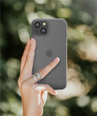 Skal Bigben iPhone 13 Just Green Recyclable Case Transparent#3