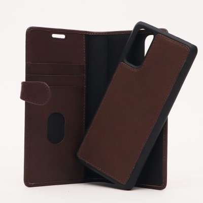 Plånboksfodral BUFFALO Samsung S20, 2-in-1 magnetskal - Brun#3
