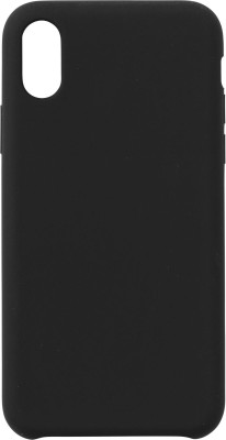 Silikonskal eSTUFF, silk touch, iPhone X/Xs - Svart#1