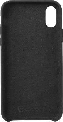 Silikonskal eSTUFF, silk touch, iPhone X/Xs - Svart#2