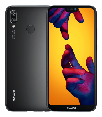 Huawei P20 Lite, 64 GB, 5.8", 16/2 Mpixel, MicroSD, Dual SIM, Android 7 - Svart