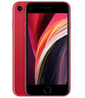 Apple iPhone SE 128 GB, utan strömadapter och EarPods - (PRODUCT)RED#1