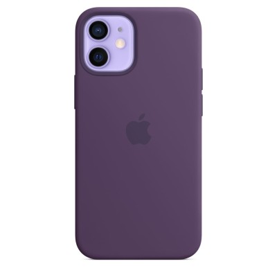 Apple silikonskal med MagSafe till iPhone 12 mini - Amethyst