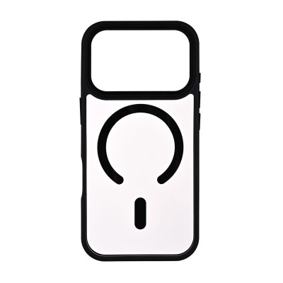 Skal ONSALA Back Bumper Clear Case MagSerie iPhone 17 Pro - Transparent/Svart#1