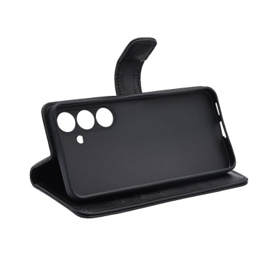 Plånboksfodral RadiCover RFID Samsung Galaxy S26, läder, 3 st kortfack + sedelficka - Svart#5