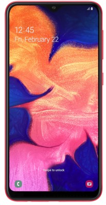 Samsung Galaxy A10, 32 GB, 6.2", 13/5 Mpixel, Dual SIM, MicroSD, Android - Röd#1