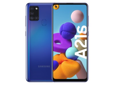 Samsung Galaxy A21s, 32 GB, 6.5", 48/8/2/13 Mpixel, MicroSD, Dual SIM, Android 10 - Blå#1