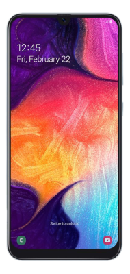 Samsung Galaxy A50, 128 GB, 6.4" FHD+, 25/5/8/25 Mpixel, Dual SIM, MicroSD, Android 9 - Svart