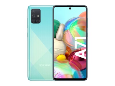 Samsung Galaxy A71 128 GB, 6.7", 64/12/5/5 Mpixel kamera, Dual SIM, MicroSD, Android 10 - Prism Crush Blue#1