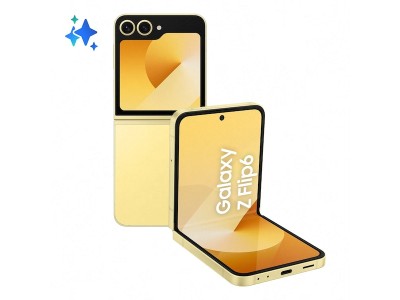 Samsung Galaxy Z Flip6 5G 256 GB, 6.7" FHD+, 50/12/10 Mpixel kamera, Dual SIM, Android - Gul#1