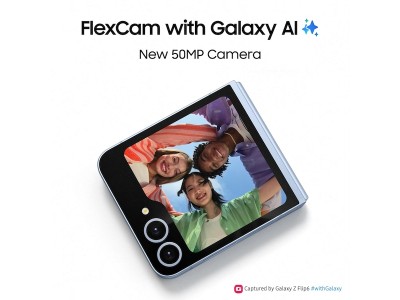 Samsung Galaxy Z Flip6 5G 256 GB, 6.7" FHD+, 50/12/10 Mpixel kamera, Dual SIM, Android - Gul#3