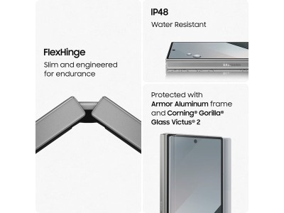 Samsung Galaxy Z Fold6 256 GB, 7.6"/6.3" AMOLED 120Hz, 50/12/10/10 Mpixel kamera, Android - Marinblå#6