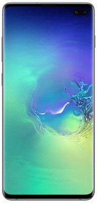 Samsung Galaxy S10+ 128 GB, 6.4" QHD+, 12/12/16/10 Mpixel kamera, IP68, Dual SIM, MicroSD, Android 9 - Grön