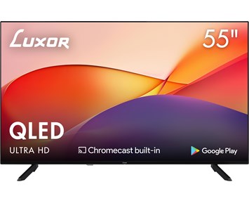 55" Luxor LXQ5550UHD Smart-TV, QLED UHD/4K, Android, LAN/WiFi/Bluetooth
