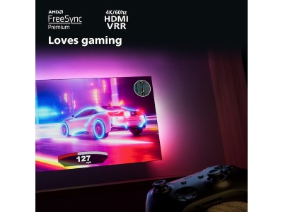 65" Philips "The One" 65PUS8548/12 Smart-TV, UHD/4K, HDR10+, Google TV, 3-sidig Ambilight#8